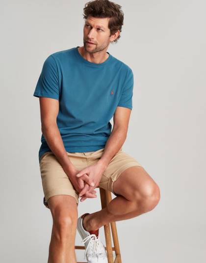 衣服 jp Joules 男性 デントンジャージーTシャツ ターコイズ 46RH214