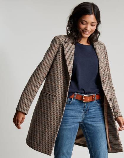 衣服 jp Joules 女性 カーリー ソリッド クラシック クルー T シャツ フランス海軍 46RH76