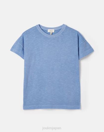 衣服 jp Joules 女性 メイシー半袖Tシャツ 青 46RH81